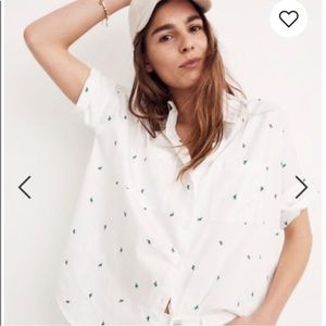 Madewell cactus button down size small